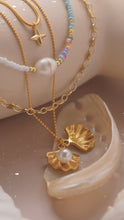ๅฐๅ็่ผๅ
ฅๅๅบซๆชข่ฆๅจ Sea Shell - Gold Titanium Steel Double Layered Necklace *Waterproof