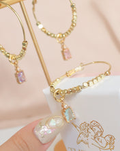 ๅฐๅ็่ผๅ
ฅๅๅบซๆชข่ฆๅจ Pink Bling - 18KGP Hoops