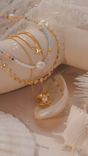 Load image into Gallery viewer, Sea Shell - Gold Titanium Steel Double Layered Necklace *Waterproof