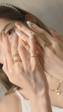 ๅฐๅ็่ผๅ
ฅๅๅบซๆชข่ฆๅจ Golden Hour Collection - 18KGP Gold Rings