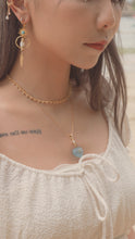 ๅฐๅ็่ผๅ
ฅๅๅบซๆชข่ฆๅจ Marine Mania - Titanium Steel Crystal Aquamarine Necklace *Waterproof