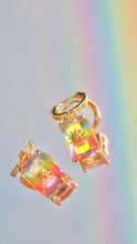 Load image into Gallery viewer, Motley - 18K Rainbow Sun Crystal Baby Hoop