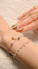 Load image into Gallery viewer, Boho Rock - 18KGP Crystal Stone Bracelets