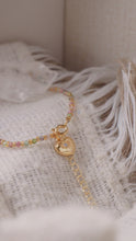 將圖片載入圖庫檢視器 Bouquet - 18KGP Tourmaline Crystal Beaded Bracelet