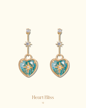 Load image into Gallery viewer, Heart Bliss 12 - 14KGP Heart Earrings