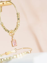 ๅฐๅ็่ผๅ
ฅๅๅบซๆชข่ฆๅจ Pink Bling - 18KGP Hoops