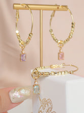 ๅฐๅ็่ผๅ
ฅๅๅบซๆชข่ฆๅจ Pink Bling - 18KGP Hoops