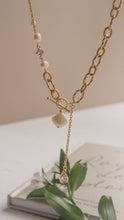 ๅฐๅ็่ผๅ
ฅๅๅบซๆชข่ฆๅจ Aqua Shell - Pearl x CZ Titanium Steel Toggle Necklace *Waterproof
