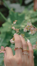 Load image into Gallery viewer, Ashliah - 18KGP Crystal Beaded Rings