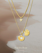 ๅฐๅ็่ผๅ
ฅๅๅบซๆชข่ฆๅจ Sea Shell - Gold Titanium Steel Double Layered Necklace *Waterproof