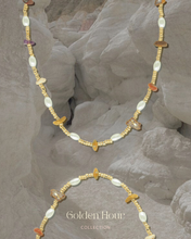 將圖片載入圖庫檢視器 Mars - 18KGP Tigerite Crystal Necklace