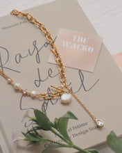 ๅฐๅ็่ผๅ
ฅๅๅบซๆชข่ฆๅจ Aqua Shell - Pearl x CZ Titanium Steel Toggle Necklace *Waterproof