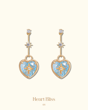 Load image into Gallery viewer, Heart Bliss 05 - 14KGP Heart Earrings