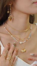 Load image into Gallery viewer, Conch - 18KGP Shell Beaded Necklace
