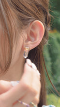 Load image into Gallery viewer, Insight - Clear Pillar Earrings
