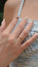 Load image into Gallery viewer, Infinitas - 18KGP Evil Eye Turquoise Ring