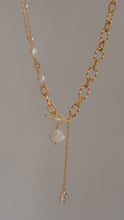 ๅฐๅ็่ผๅ
ฅๅๅบซๆชข่ฆๅจ Aqua Shell - Pearl x CZ Titanium Steel Toggle Necklace *Waterproof