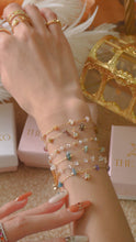 Load image into Gallery viewer, Boho Rock - 18KGP Crystal Stone Bracelets