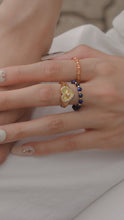 Load image into Gallery viewer, Ashliah - 18KGP Crystal Beaded Rings