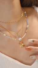 Load image into Gallery viewer, Sea Shell - Gold Titanium Steel Double Layered Necklace *Waterproof