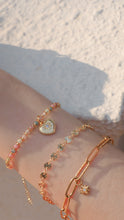 將圖片載入圖庫檢視器 Bouquet - 18KGP Tourmaline Crystal Beaded Bracelet
