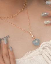 ๅฐๅ็่ผๅ
ฅๅๅบซๆชข่ฆๅจ Marine Mania - Titanium Steel Crystal Aquamarine Necklace *Waterproof