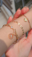 將圖片載入圖庫檢視器 Bouquet - 18KGP Tourmaline Crystal Beaded Bracelet
