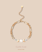 Load image into Gallery viewer, Moon Phase - 18KGP Bracelet