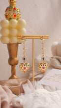 Load image into Gallery viewer, Euphorbia - 18KGP CZ Sparkling Heart Earrings