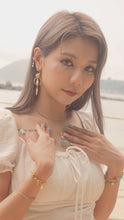 將圖片載入圖庫檢視器 Palmyra - Titanium Steel Boho Turquoise Earrings *Waterproof