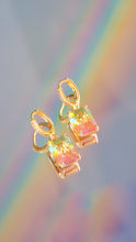 Load image into Gallery viewer, Motley - 18K Rainbow Sun Crystal Baby Hoop