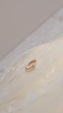 ๅฐๅ็่ผๅ
ฅๅๅบซๆชข่ฆๅจ Blue Gaze - Titanium Steel / 925 Silver Opal Hoops