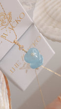 ๅฐๅ็่ผๅ
ฅๅๅบซๆชข่ฆๅจ Marine Mania - Titanium Steel Crystal Aquamarine Necklace *Waterproof