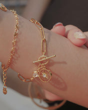 Load image into Gallery viewer, 【Sold Out】Wonder - CZ Star Titanium Steel Toggle Bracelet *Waterproof