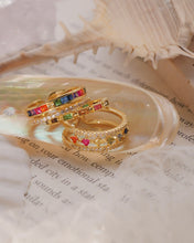 Load image into Gallery viewer, Rhythm - 18KGP Gold Rainbow Ring
