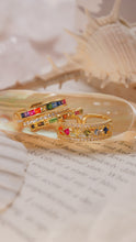 Load image into Gallery viewer, Rhythm - 18KGP Gold Rainbow Ring
