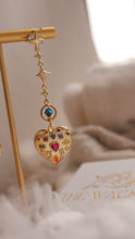 Load image into Gallery viewer, Euphorbia - 18KGP CZ Sparkling Heart Earrings