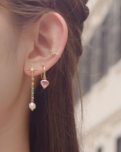 Load image into Gallery viewer, Rainbowow - 18KGP Earrings