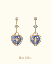 Load image into Gallery viewer, Heart Bliss 09 - 14KGP Heart Earrings
