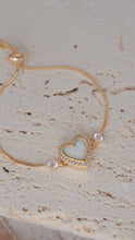ๅฐๅ็่ผๅ
ฅๅๅบซๆชข่ฆๅจ Heart Glow - Gold Vermeil Opal Star Bracelet
