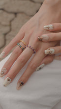 Load image into Gallery viewer, Ashliah - 18KGP Crystal Beaded Rings