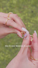 Load and play video in Gallery viewer, Blossomy - Toggle Bracelet