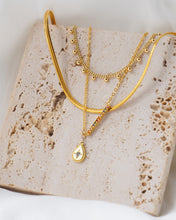 Load image into Gallery viewer, GOLD LAYERED NECKLACE - MIND HEALING SET (waterproof)
