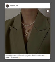 Load image into Gallery viewer, THE MOON KISSES THE SUN NECKLACE (waterproof)