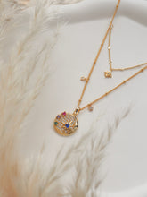 Load image into Gallery viewer, Moon Night - Gold Layered Necklace (Waterproof)