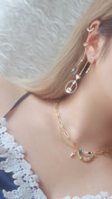 Load image into Gallery viewer, Drip - Crystal Baby Hoop Earrings