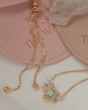 Load image into Gallery viewer, Luna Glow - Gold Vermeil Opal Moon Bracelet