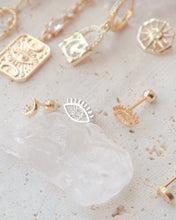 Load image into Gallery viewer, Scared Eye & Luna - 18KGP / 925 Silver Mini Studs
