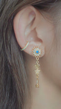將圖片載入圖庫檢視器 Light Seeker - CZ Star Cuff Earrings