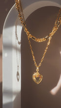 將圖片載入圖庫檢視器 Fallen Angel • Gold Titanium Steel Rainbow Cupid Necklace (waterproof) *防水物料